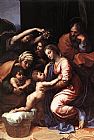 Holy Canvas Paintings - The Holy Family